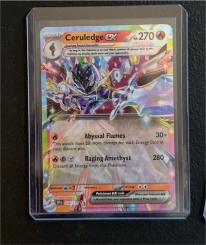 2024 Pokémon TCG Surging Sparks #036 Ceruledge ex — front