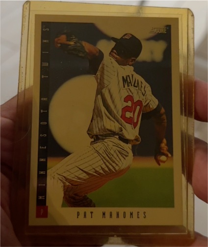 1993 Score #337 Pat Mahomes — front