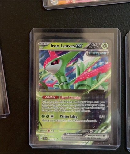 2024 Pokémon TCG Temporal Forces #025 Iron Leaves EX — front