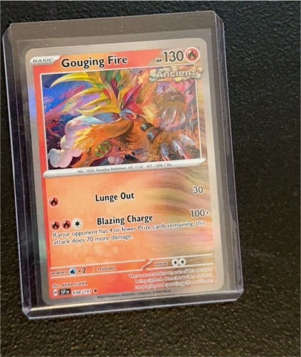 2024 Pokemon SV08 Surging Sparks #038 Gouging Fire — front