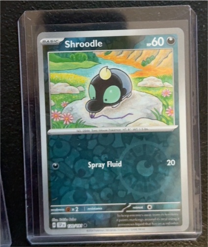 2024 Pokémon Sv08: Surging Sparks #120 Shroodle — front