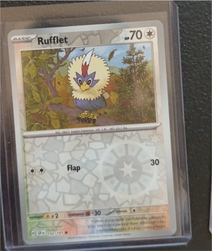 2023 Pokémon SV08: Surging Sparks #152 Rufflet — front