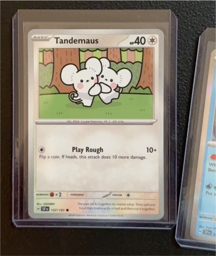2024 Pokémon Surging Sparks #157 Tandemaus — front