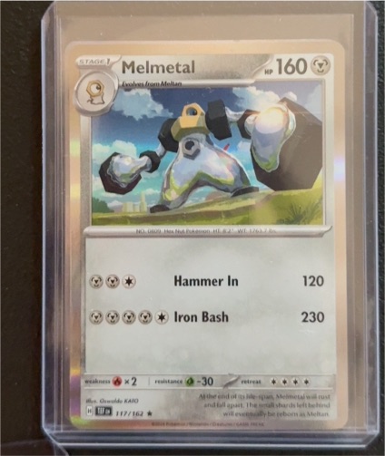 2024 Pokemon Scarlet & Violet Temporal Forces #117 Melmetal — front
