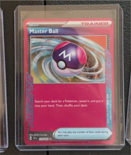 2022 Pokémon SV05: Temporal Forces #153 Master Ball — front