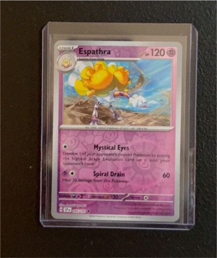 2024 Pokémon SV08: Surging Sparks #095 Espathra — front