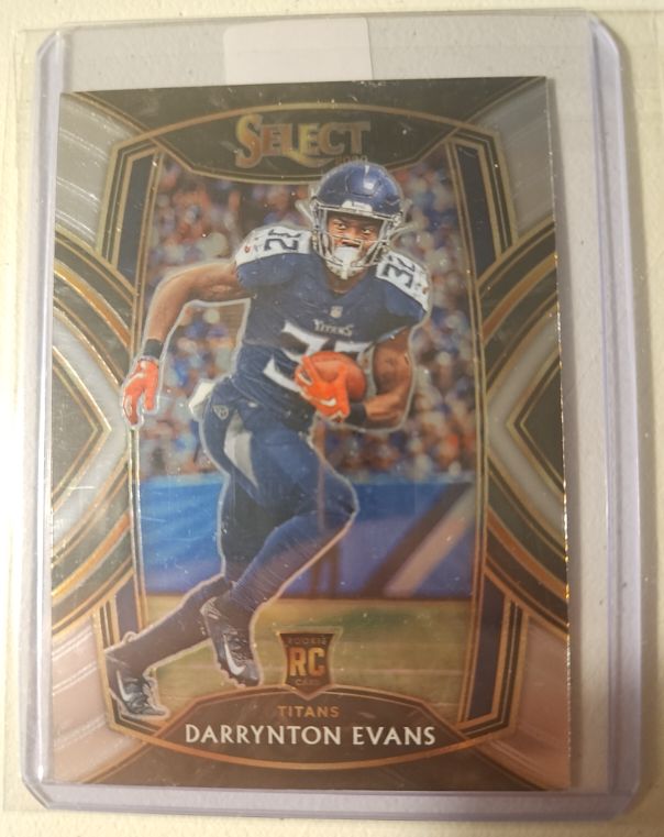 2020 Panini Select #278 Darrynton Evans Rookie Card Titans RC — front