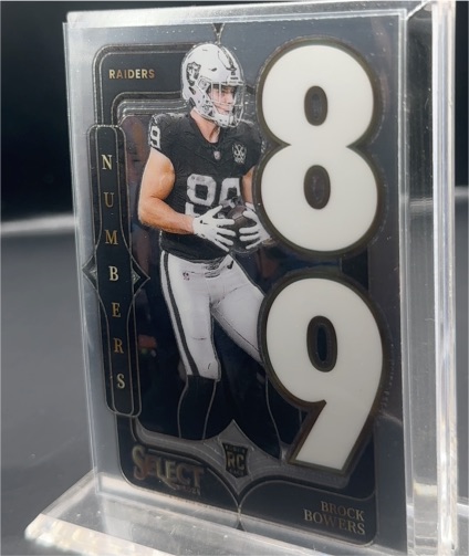 2024 Panini Select - Select Numbers #89 Brock Bowers — front