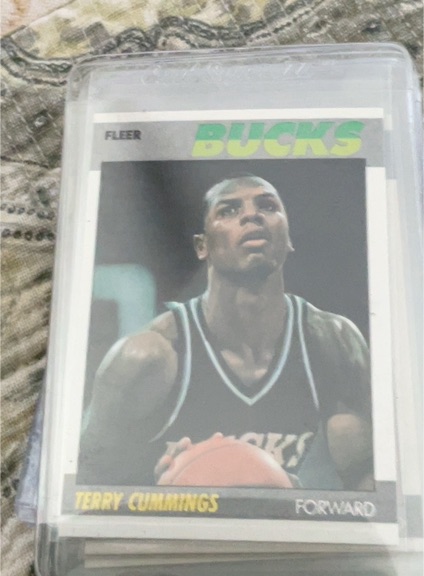 1987 Fleer #23 Terry Cummings — front