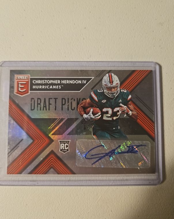 2018 Panini Elite Draft Picks #177 Christopher Herndon IV — front
