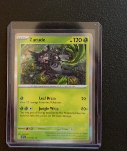 2024 Pokémon Surging Sparks #11 Zarude — front