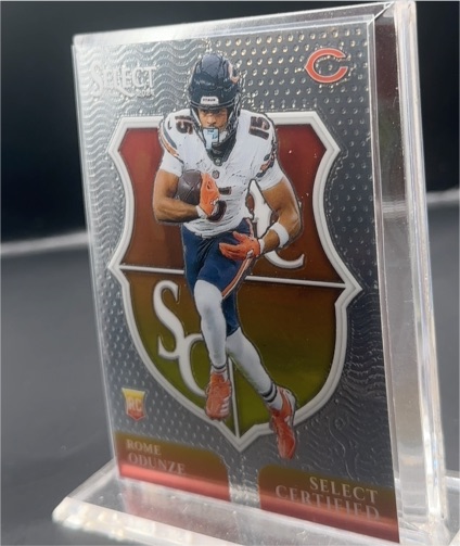 2024 Panini Select #10 Rome Odunze Select Certified Rookies — front