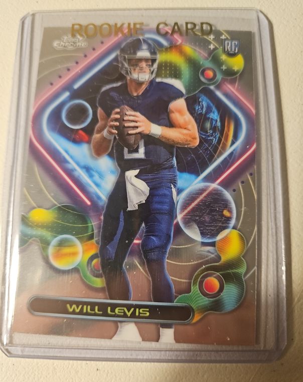 2023 Topps Composite Chrome Cosmic #254 Will Levis Rookie Card — front