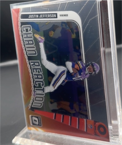 2024 Panini Donruss Optic #5 Justin Jefferson Chain Reaction — front