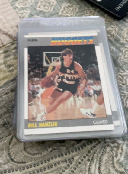 1987 Fleer #47 Bill Hanzlik — front