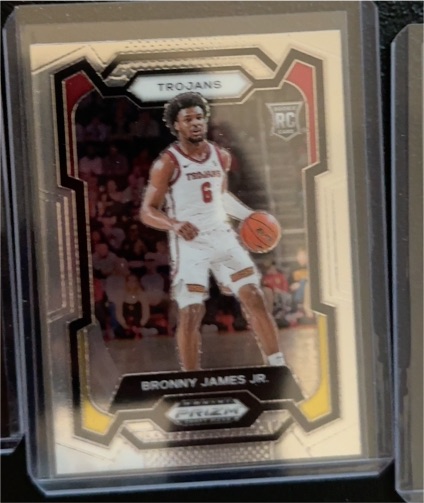 2024 Panini Prizm Draft Picks #86 Bronny James Jr. — front