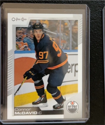 2020-21 O-Pee-Chee #33 Connor McDavid — front