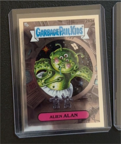 2024 Topps Chrome Garbage Pail Kids Series 7 #283a Alien Alan — front