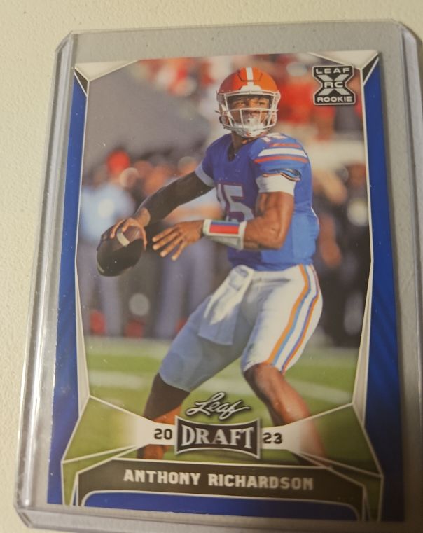 2023 Leaf Draft #40 Anthony Richardson — front