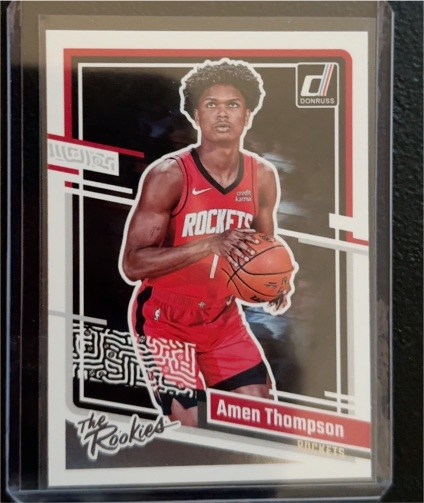 2023-24 Panini Donruss The Rookies #4 Amen Thompson — front