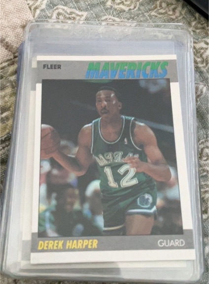 1987-88 Fleer #48 Derek Harper — front