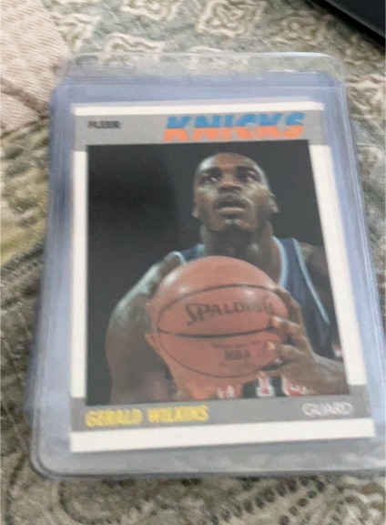 1987-88 Fleer #119 Gerald Wilkins — front