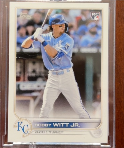 2022 Topps #660 Bobby Witt Jr. — front