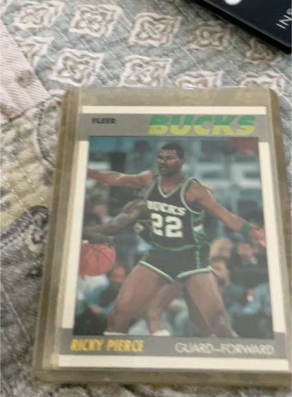 1987 Fleer #87 Ricky Pierce — front