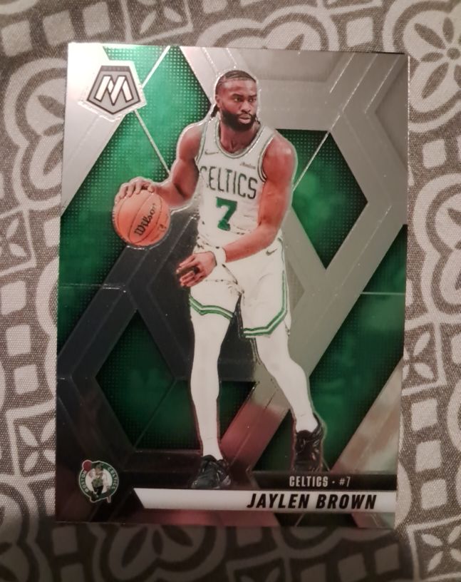 2024-25 Panini Mosaic #33 Jaylen Brown — front