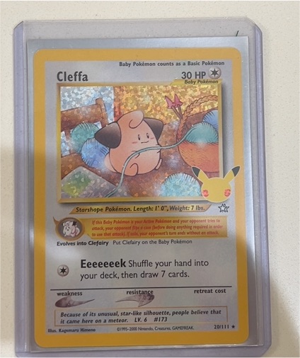 2021 Pokémon Celebrations Classic Collection #20 Cleffa — front