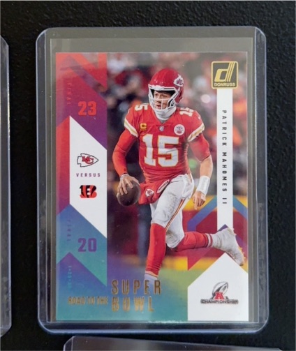 2023 Donruss Road to the Super Bowl #RTSBCC-PM Patrick Mahomes II — front