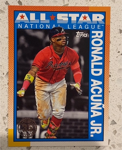 2025 Topps Series 2 35th Anniversary All-Stars #90AS-29 Ronald Acuna Jr. — front