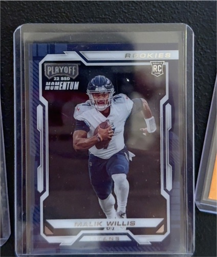 2022 Panini Chronicles Playoff Momentum #PMR-2 Malik Willis — front
