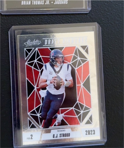 2024 Panini Absolute Football Draft Diamonds #DD-CSD C.J. Stroud — front