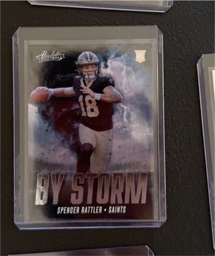 2024 Panini Absolute - By Storm Spencer Rattler #BS-SPR — front
