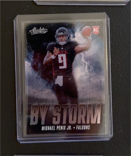 2024 Panini Absolute #BS-MPJ Michael Penix Jr. By Storm — front