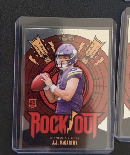 2024 Panini Absolute Rock Out #RO-JMY J.J. McCarthy — front