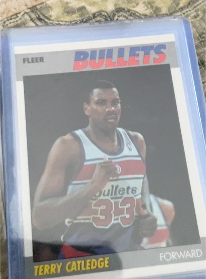 1987 Fleer #18 Terry Catledge — front