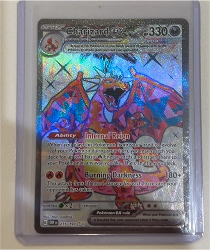 2023 Pokémon SV03 Obsidian Flames #215 Charizard EX — front