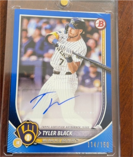 2025 Topps Bowman #114 Tyler Black — front