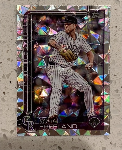 2025 Topps Series 2 #407 Kyle Freeland Diamante Foil — front