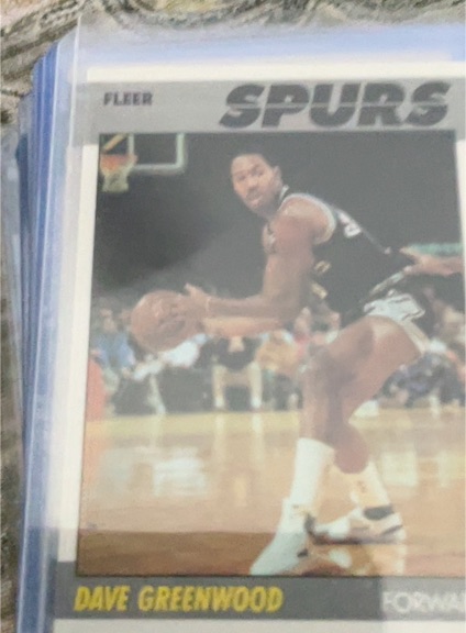 1987-88 Fleer #45 Dave Greenwood — front