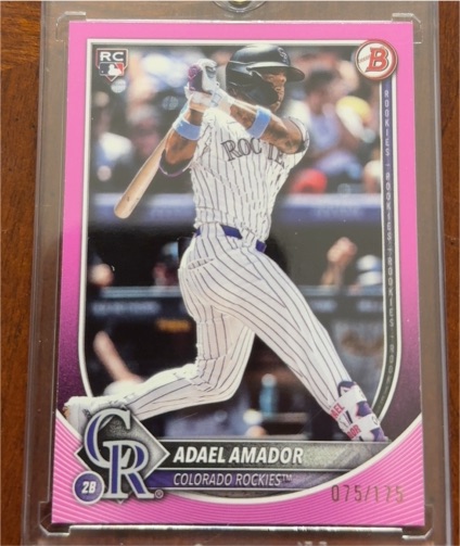 2025 Bowman #31 Adael Amador — front