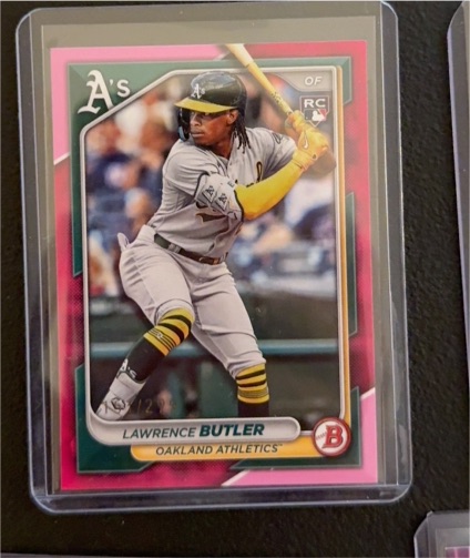2024 Bowman #44 Lawrence Butler — front