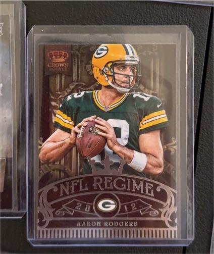 2012 Panini Crown Royale #13 Aaron Rodgers NFL Regime — front
