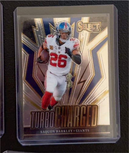 2023 Panini Select Turbocharged #TUR-SBA Saquon Barkley — front