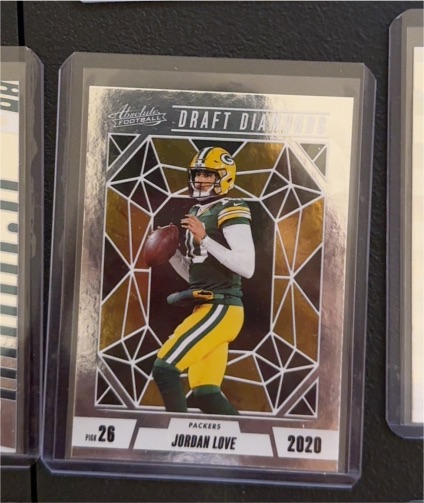 2024 Panini Absolute Draft Diamonds #DD-JLE Jordan Love — front