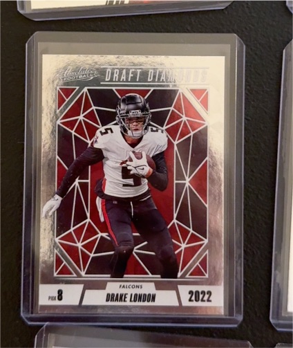 2024 Panini Absolute Draft Diamonds #DD-DLN Drake London — front