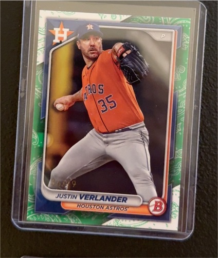 2024 Bowman #48 Justin Verlander — front