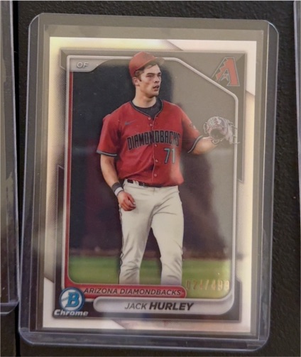 2024 Bowman Chrome #BCP-104 Jack Hurley — front